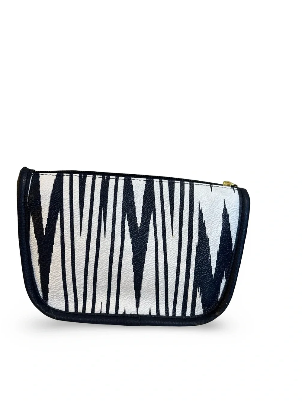 Buxton Navy & White Graphic Cosmetic Case NWT